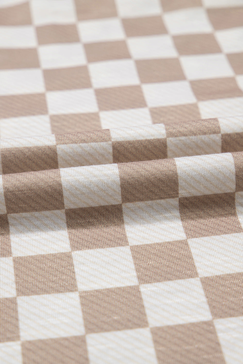 Checkered High Waist Set