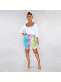 TieDye Denim Shorts Edgy Summer High Waist - Destiny's Beautiful World