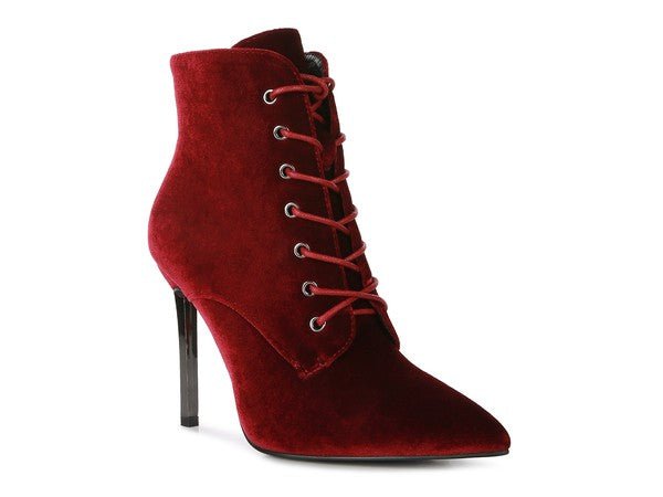 BORNSTA Velvet High Heeled Velvet Boots - Destiny's Beautiful World