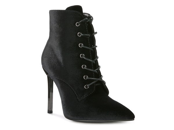 BORNSTA Velvet High Heeled Velvet Boots - Destiny's Beautiful World