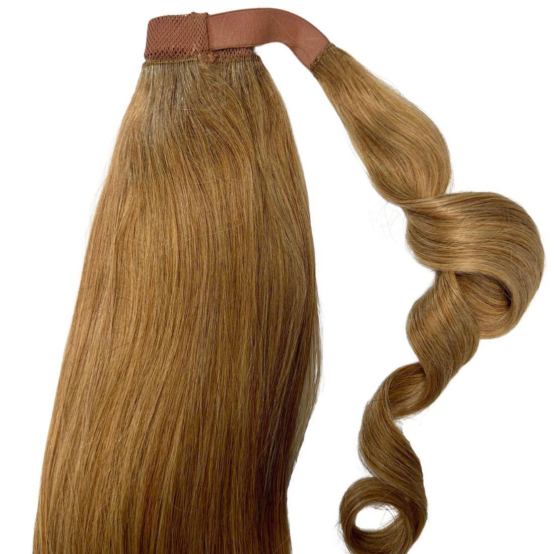 Honey Blonde 100% Human Hair Ponytail Extension - Destiny's Beautiful World