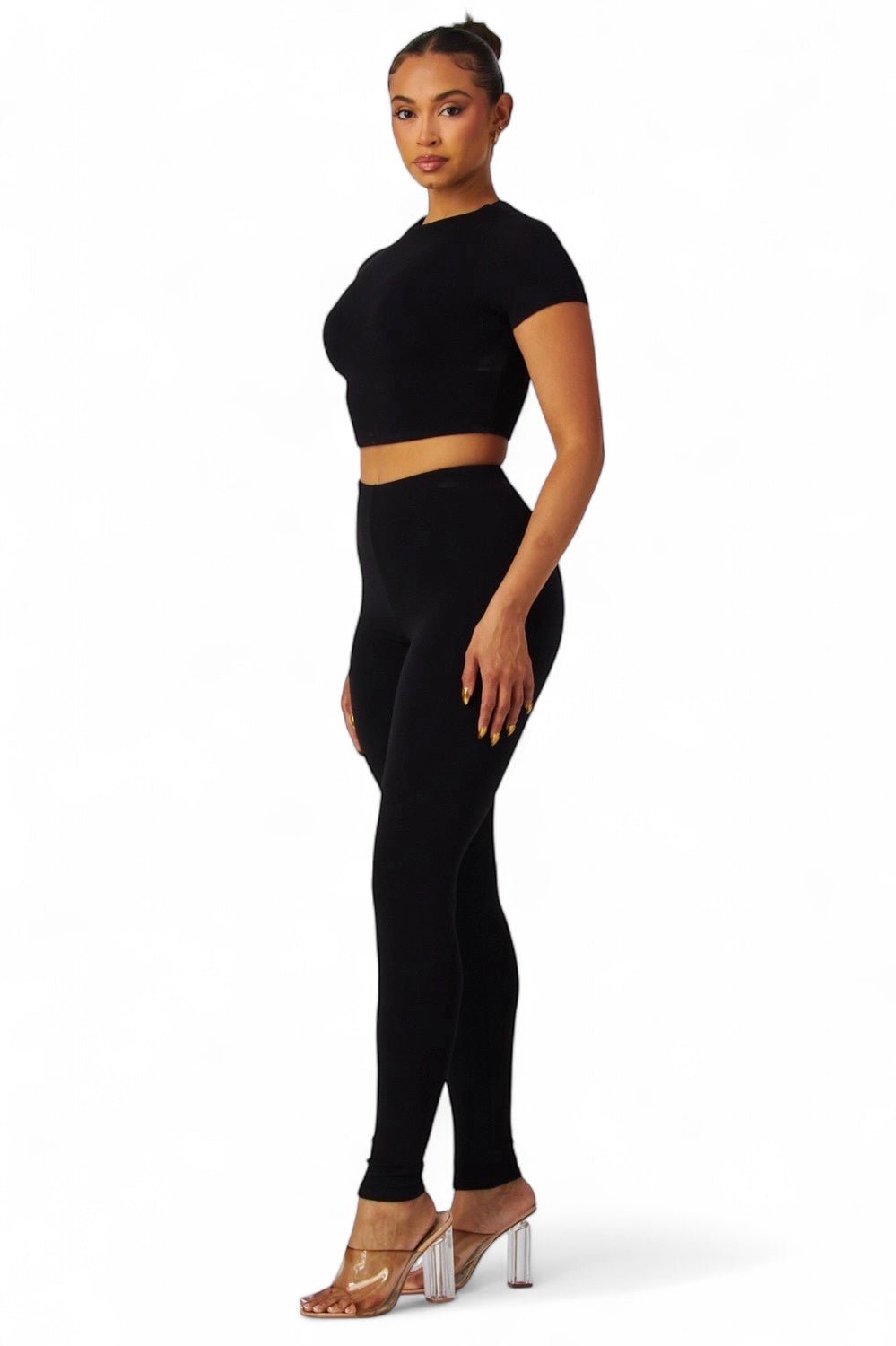 Jovie Crop Top & Skinny Leg Set - Destiny's Beautiful World