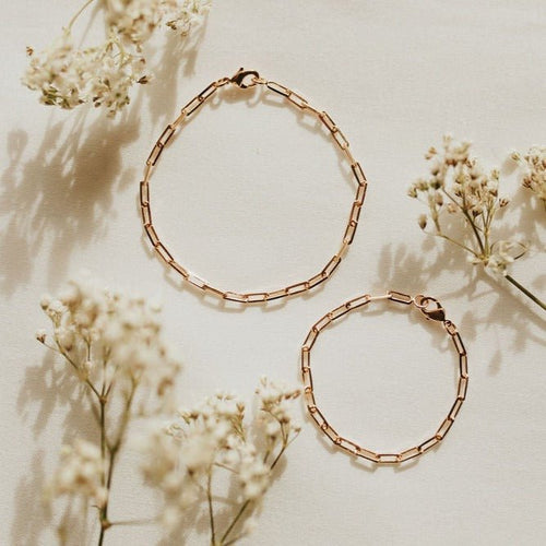 Gold Filled Paperclip Bracelet - Destiny's Beautiful World