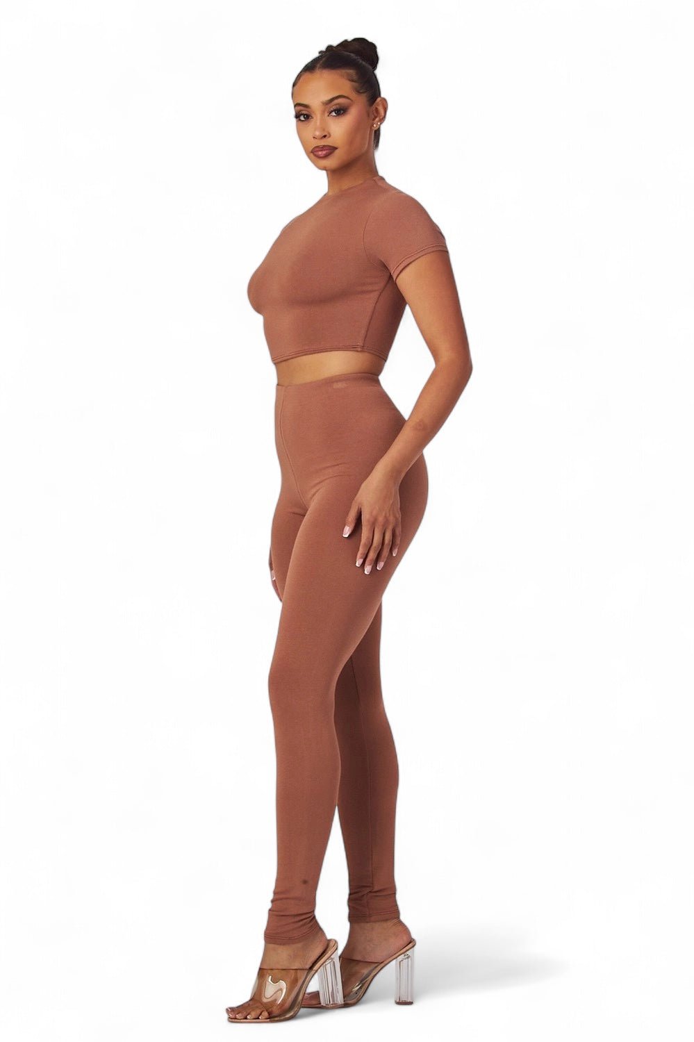 Jovie Crop Top & Skinny Leg Set - Destiny's Beautiful World