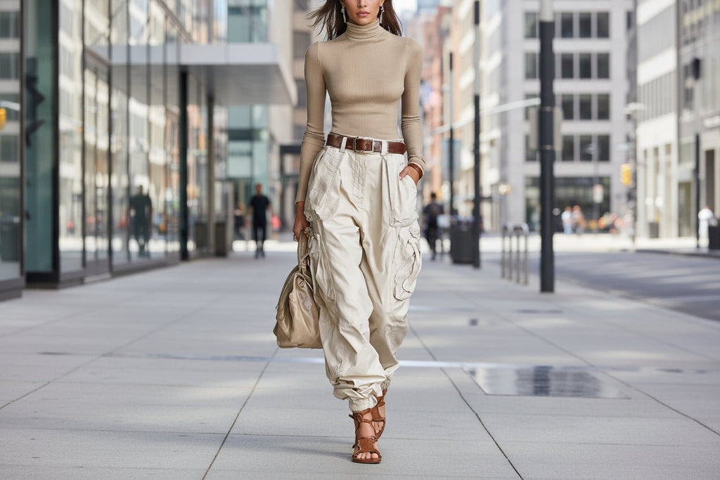 High - Waist Loose Fit Cargos - Destiny's Beautiful World
