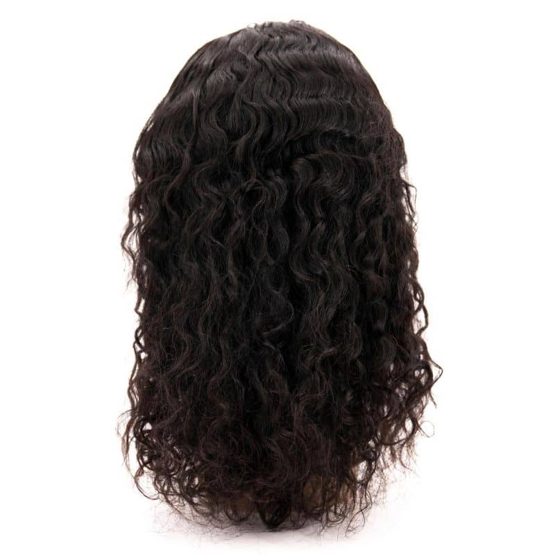 Messy Curl 4x4 Transparent Lace 100% Human Hair Closure Wig - Destiny's Beautiful World