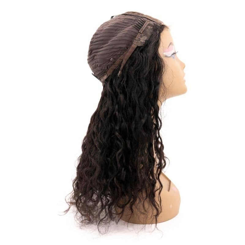 Messy Curl 4x4 Transparent Lace 100% Human Hair Closure Wig - Destiny's Beautiful World