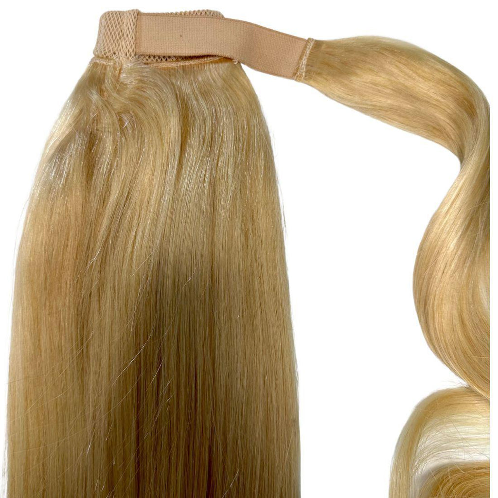 Bleach Blonde 100% Human Hair Ponytail Extension - Destiny's Beautiful World