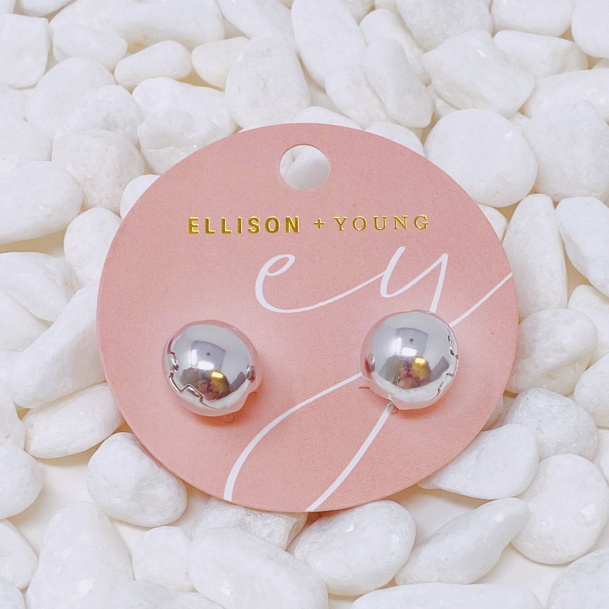 Seamlessly Round Stud Hoop Earrings - Destiny's Beautiful World