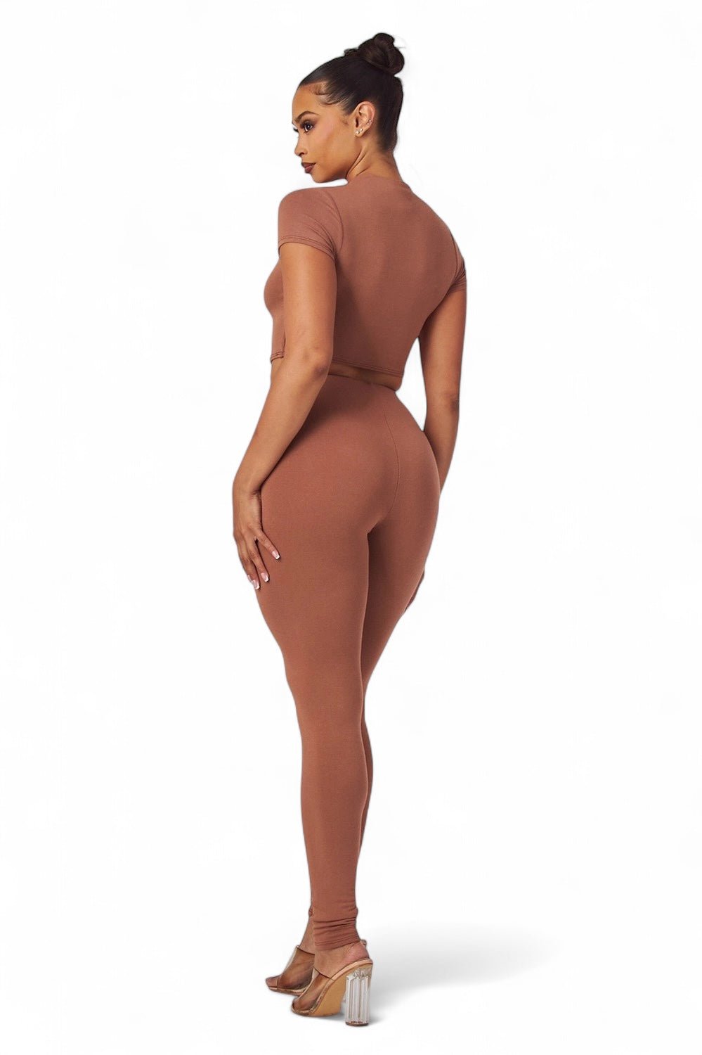 Jovie Crop Top & Skinny Leg Set - Destiny's Beautiful World