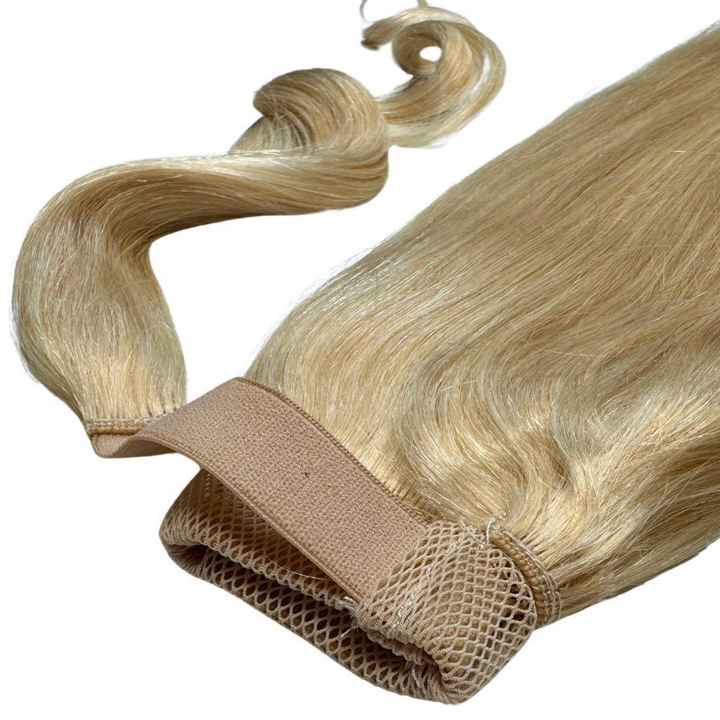 Bleach Blonde 100% Human Hair Ponytail Extension - Destiny's Beautiful World