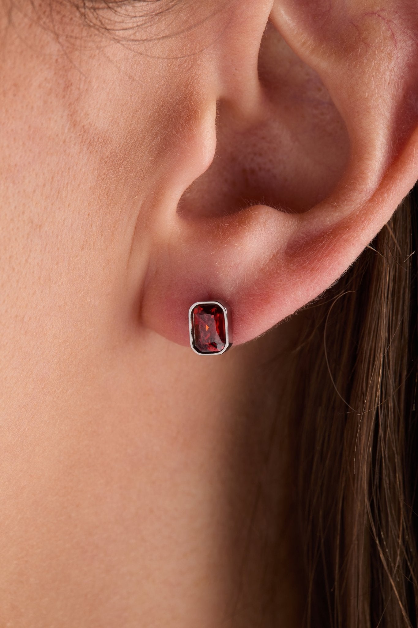 January Emerald - Cut Birthstone Stud - Destiny's Beautiful World