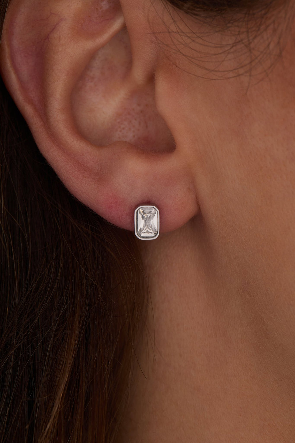 April Emerald - Cut Birthstone Stud Earrings - Destiny's Beautiful World