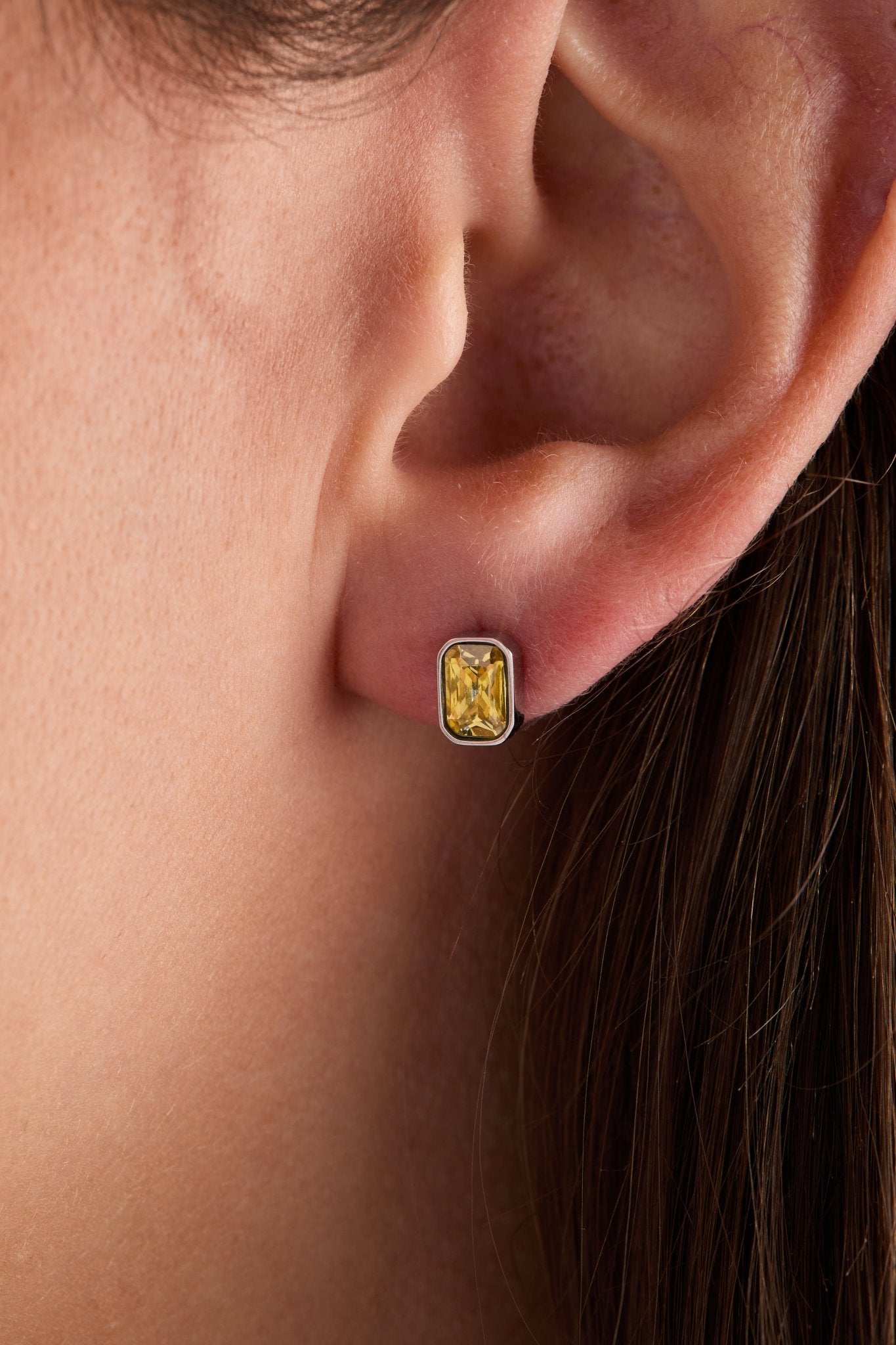 November Emerald - Cut Birthstone Stud Earrings - Destiny's Beautiful World
