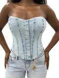 Rain on Me Corset - Medium Wash - Destiny's Beautiful World