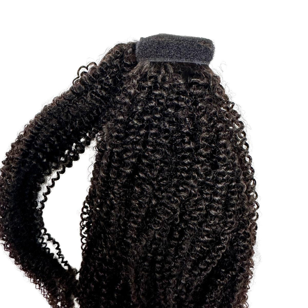 Afro Kinky Curly 100% Human Hair Ponytail Extension - Destiny's Beautiful World