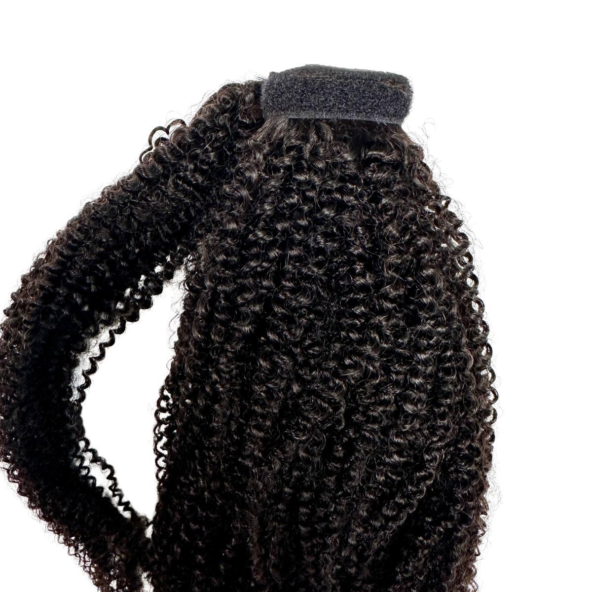 Afro Kinky Curly 100% Human Hair Ponytail Extension - Destiny's Beautiful World