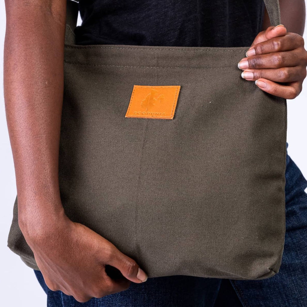 Canvas Mini Crossbody Bag for Men & Women | Amani