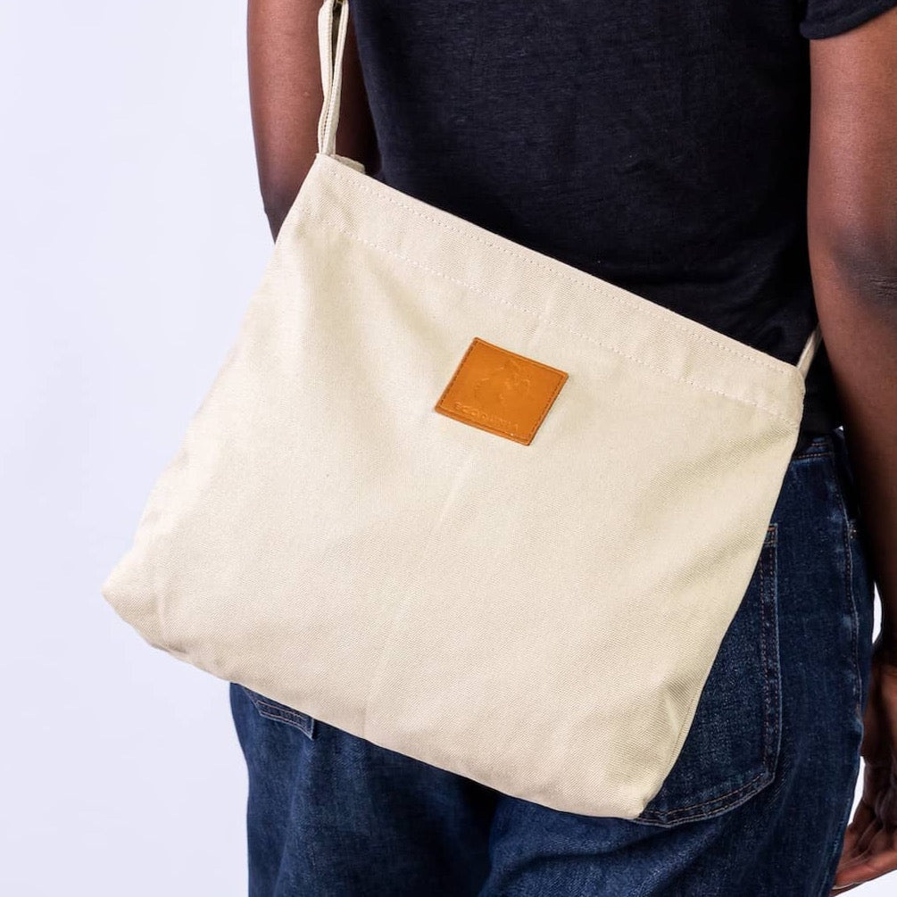 Canvas Mini Crossbody Bag for Men & Women | Amani