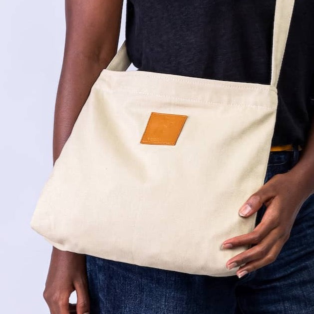 Canvas Mini Crossbody Bag for Men & Women | Amani
