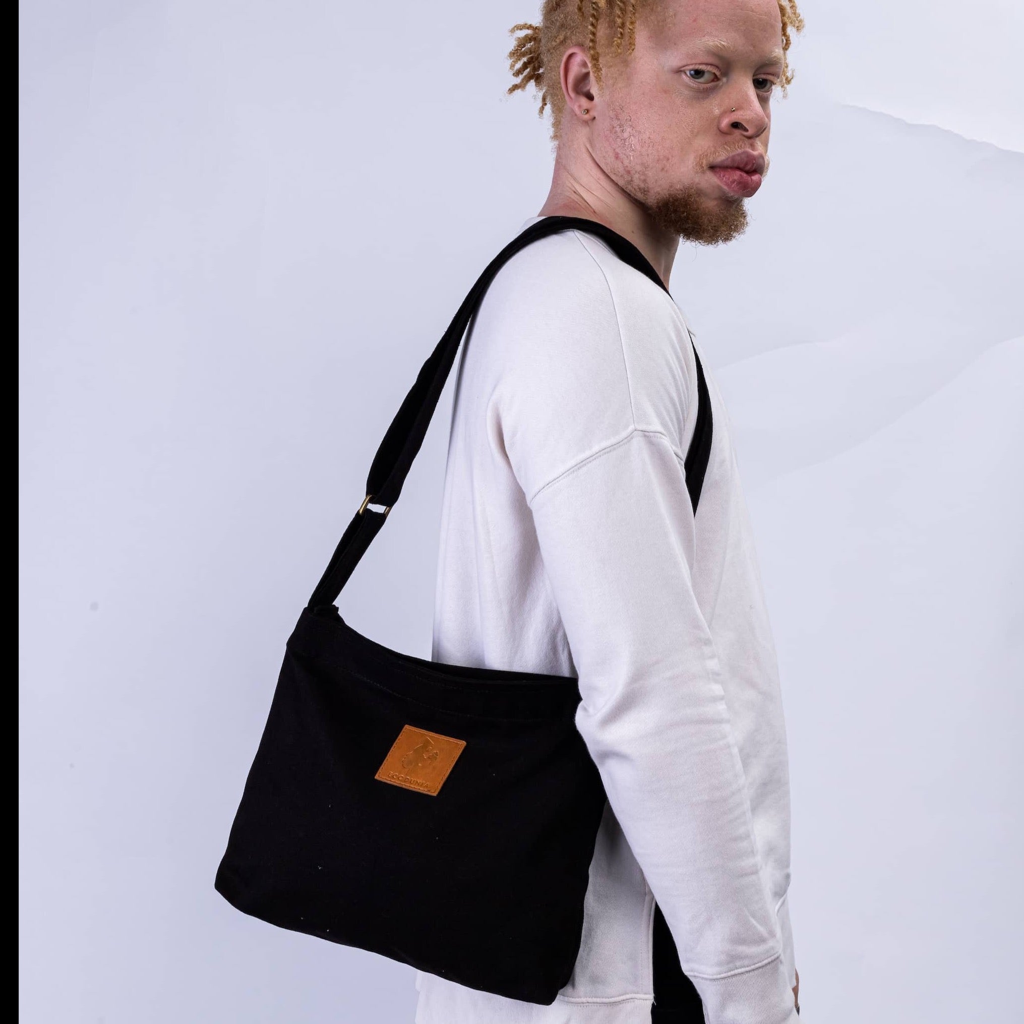 Canvas Mini Crossbody Bag for Men & Women | Amani
