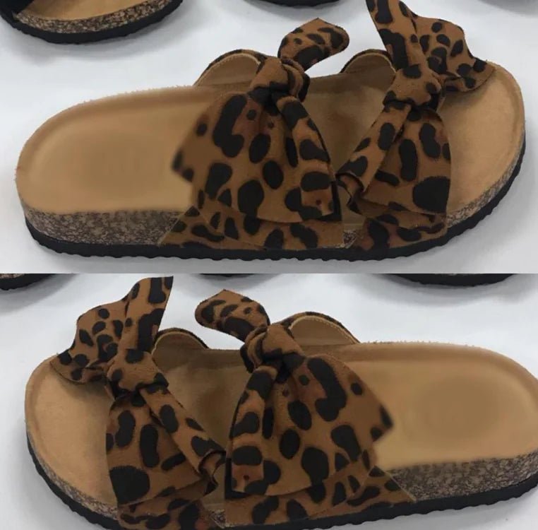 Bow Flat Sandals - Destiny's Beautiful World