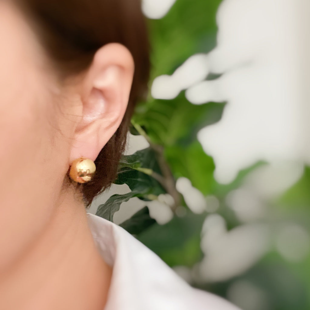 Seamlessly Round Stud Hoop Earrings - Destiny's Beautiful World