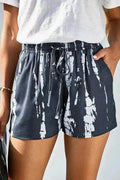 Tie Dye Drawstring Shorts - Destiny's Beautiful World
