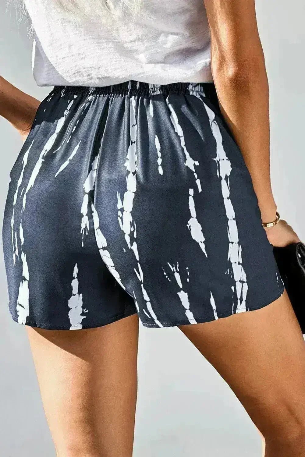 Tie Dye Drawstring Shorts - Destiny's Beautiful World