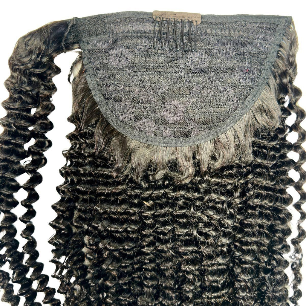 Jerry Curl 100% Human Hair Ponytail Extension - Destiny's Beautiful World
