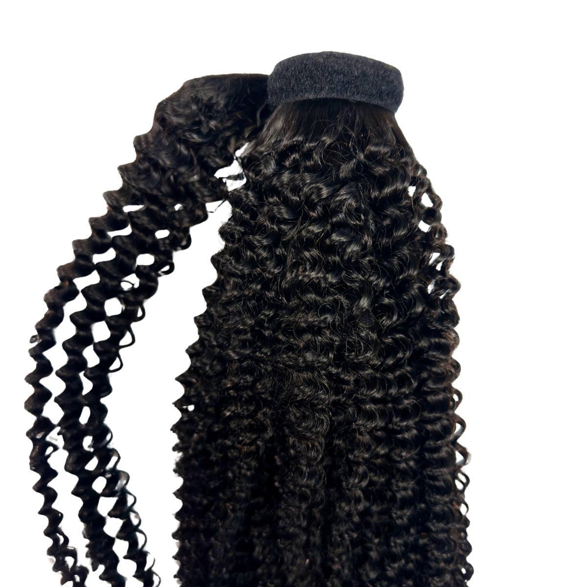 Jerry Curl 100% Human Hair Ponytail Extension - Destiny's Beautiful World