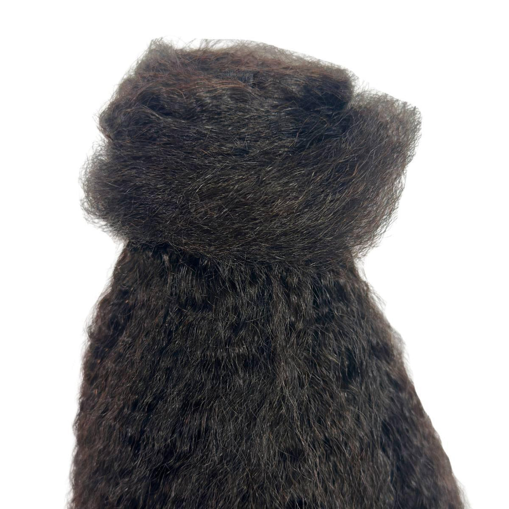 Kinky Straight 100% Human Hair Ponytail Extension - Destiny's Beautiful World