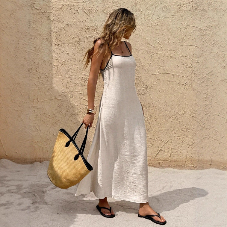 Thin Strapped Maxi Dress