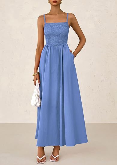 Pleated Long Maxi Dress