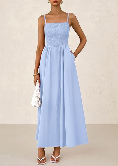 Pleated Long Maxi Dress