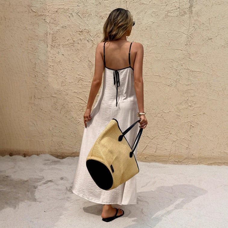 Thin Strapped Maxi Dress