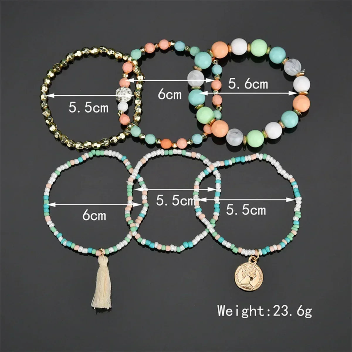 Stacked Bead Bracelet
