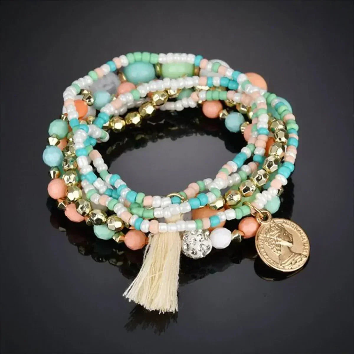 Stacked Bead Bracelet