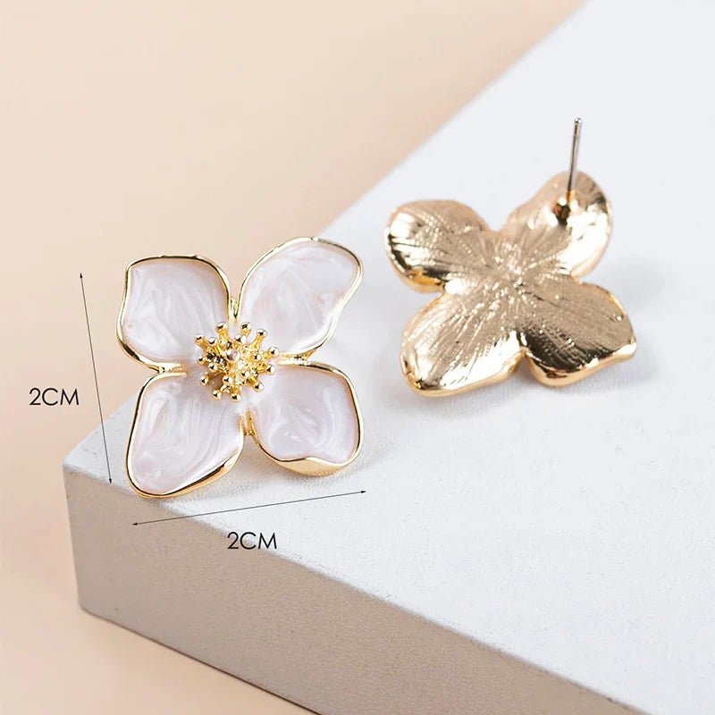 Flower Earrings Stud - Destiny's Beautiful World