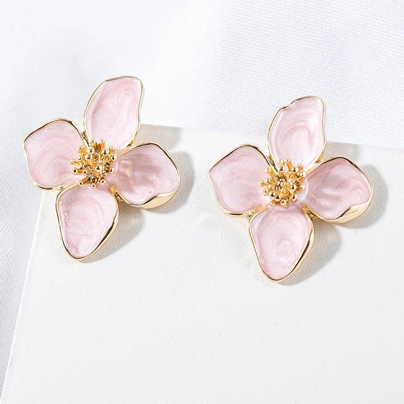 Flower Earrings Stud - Destiny's Beautiful World