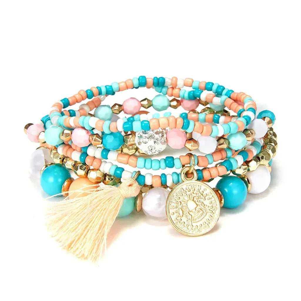 Stacked Bead Bracelet - Destiny's Beautiful World