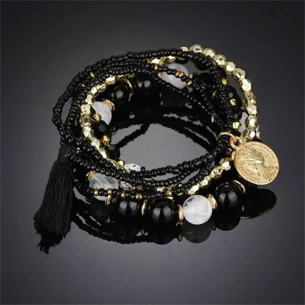 Stacked Bead Bracelet - Destiny's Beautiful World