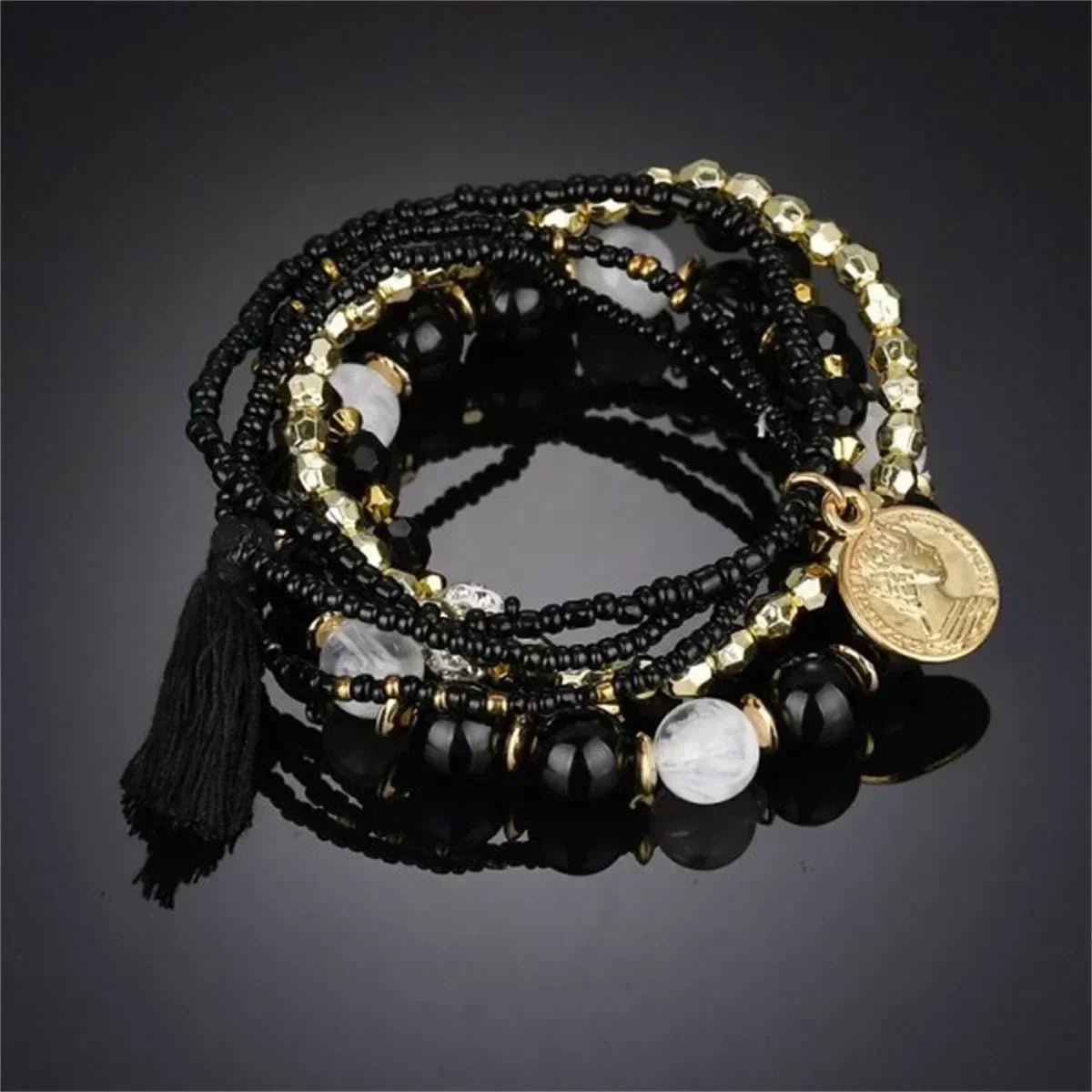 Stacked Bead Bracelet - Destiny's Beautiful World