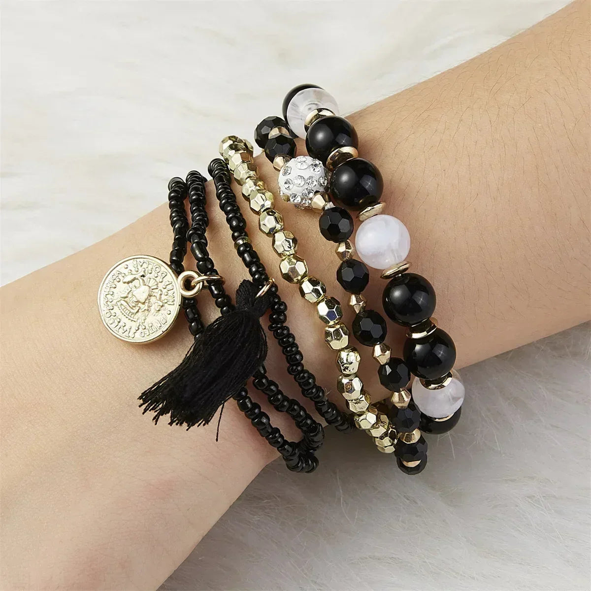 Stacked Bead Bracelet