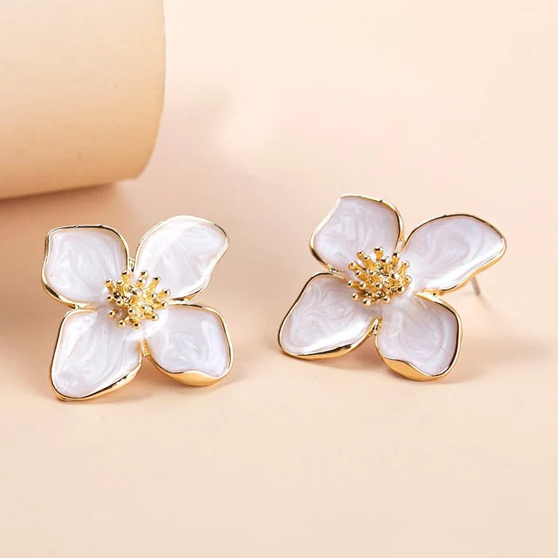 Flower Earrings Stud - Destiny's Beautiful World