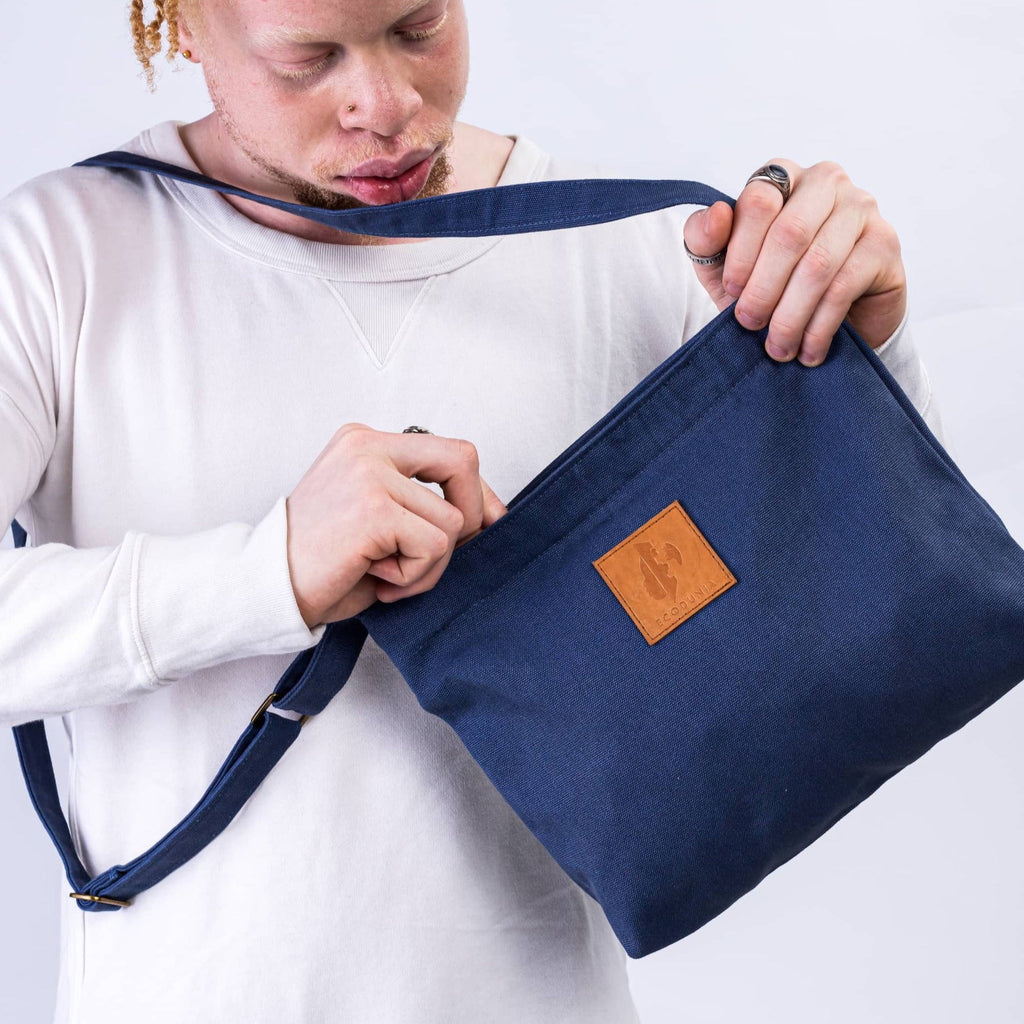 Canvas Mini Crossbody Bag for Men & Women | Amani