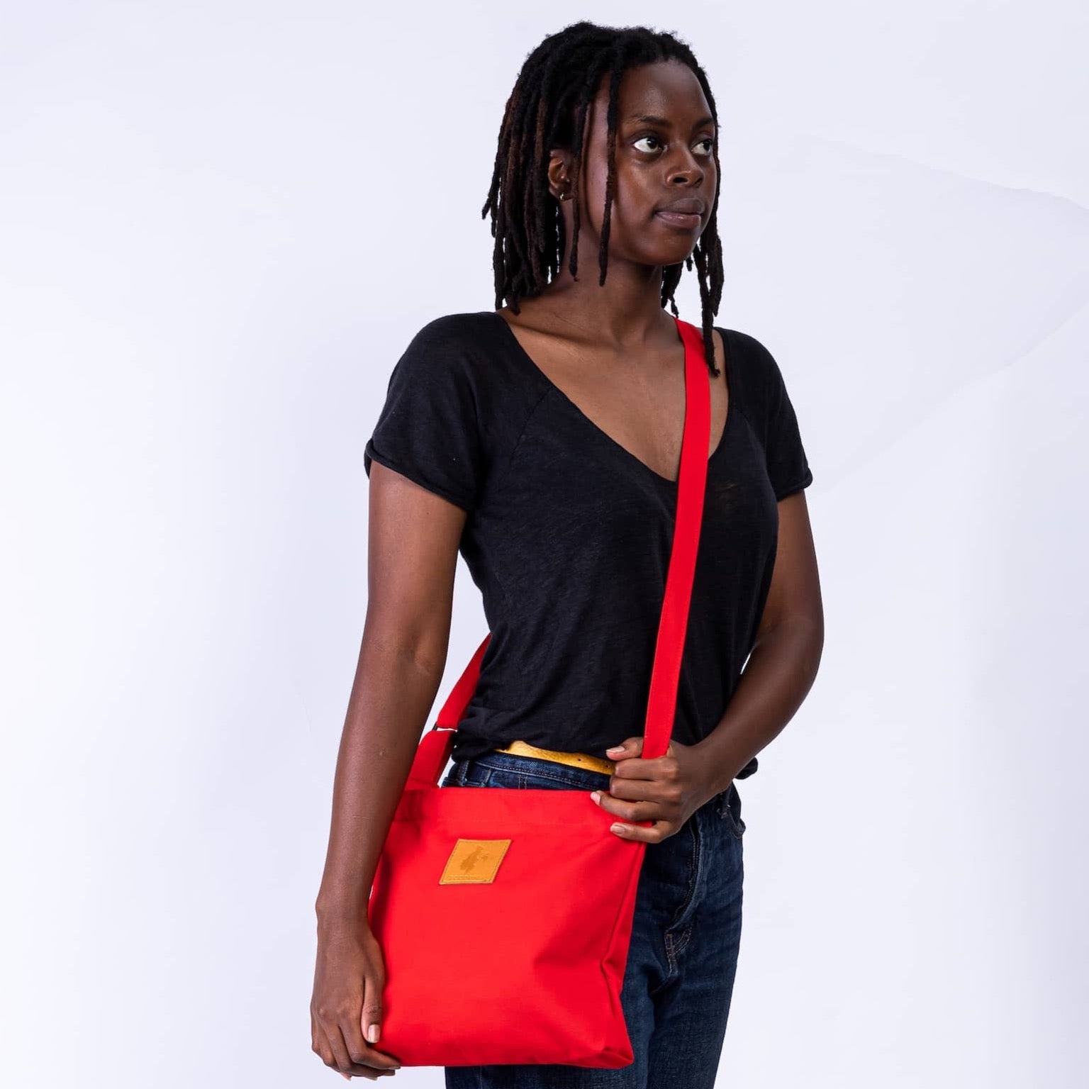 Canvas Mini Crossbody Bag for Men & Women | Amani