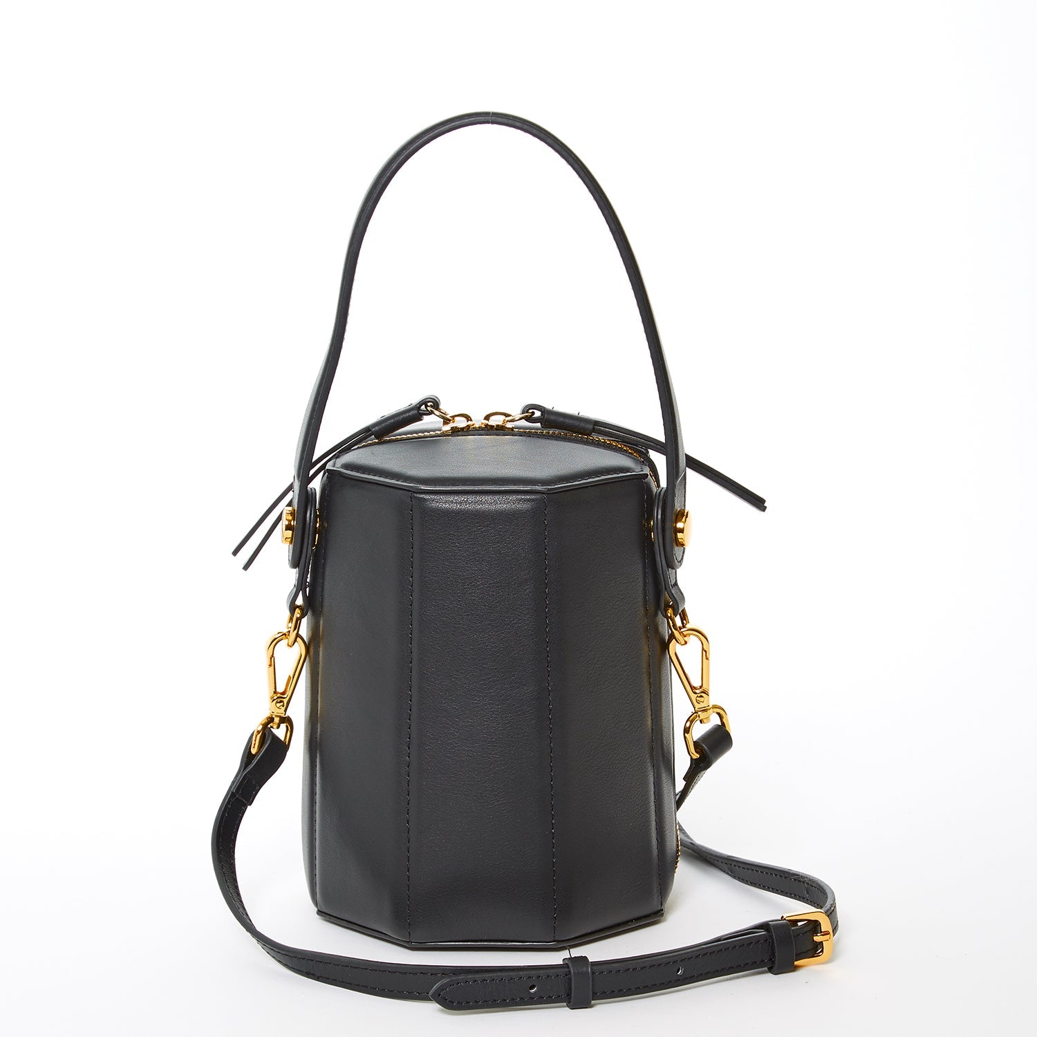 Black Purse Leather Bucket Bag Small Crossbody Purse Women's Handbag - Destiny's Beautiful World