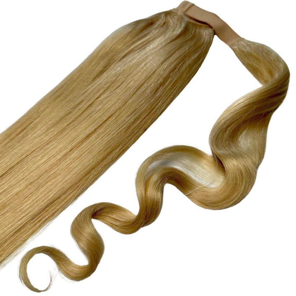 Bleach Blonde 100% Human Hair Ponytail Extension - Destiny's Beautiful World