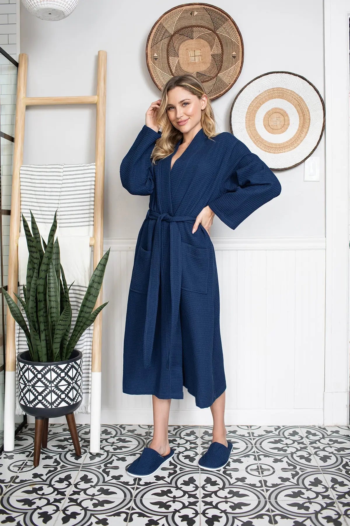 Ultra Light Waffle Bath Robe